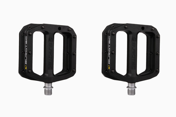 Burgtec MK4 コンポジットフラットペダル ブラック ワンサイズ Burgtec-Composite-