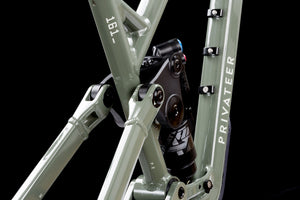 Privateer Gen 2 161 frameset in green