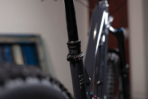 Privateer Gen 2 141 seat tube and OneUp dropper post