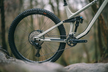 Load image into Gallery viewer, Privateer 141 Rear Wheel and Drive Train in Heritage Green on the Trails